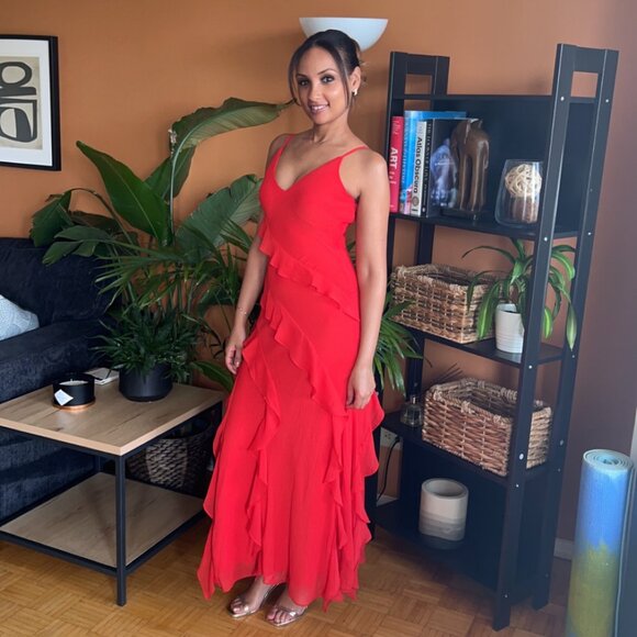 Ever New Poppy Ruffle Gown - Picture 1 of 4